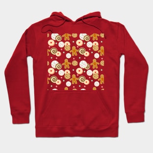 Christmas Candy Pattern Hoodie